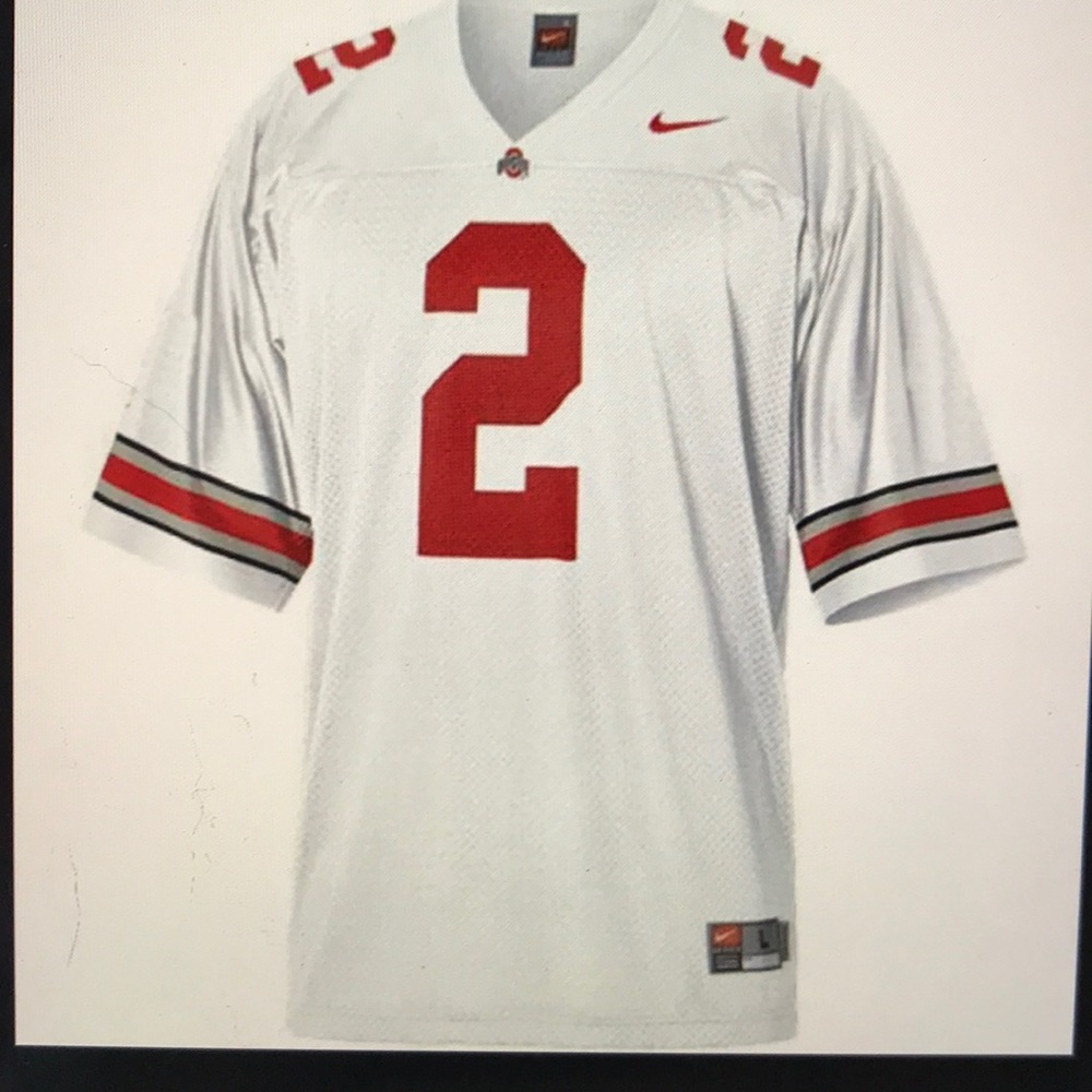 Women’s Nike #2 White Ohio State Buckeyes Jersey